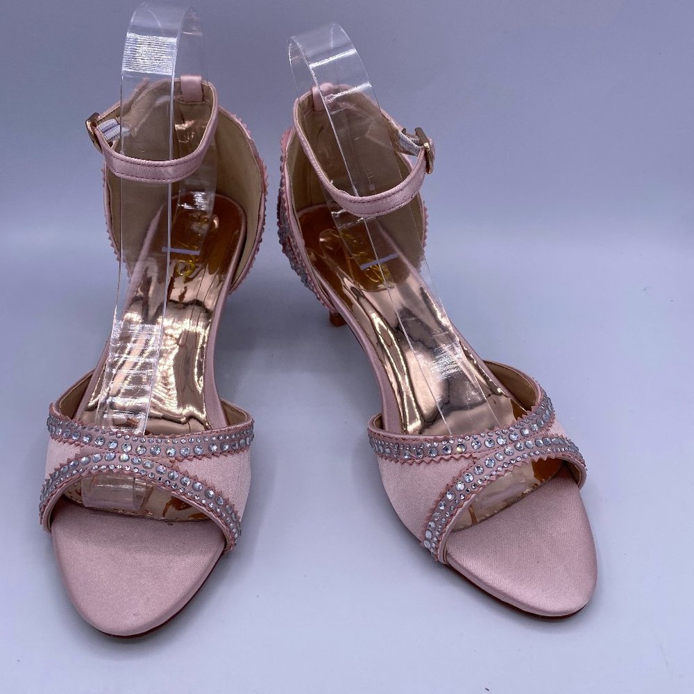 XYD Ballroom Dance Shoes Wedding Sandal Rhinestone - Picture 2 of 9